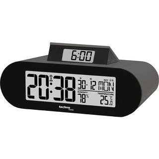 Technoline WT 376 radiostyret vækkeur sort