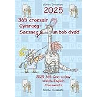 2025 365 croesair Cymraeg-Saesneg Un bob dydd