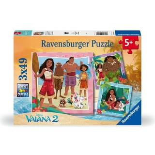 Ravensburger puslespil 3x49 brikker - Disney Vaiana