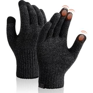 Sonoran Merino Wool Touch Screen Liner handsker til m?nd og kvinder - Baselag varm med termisk bl?d strikforing til k?rsel af l?bende vandreture
