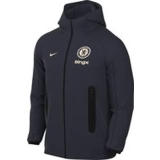 Chelsea F.C. Tech Fleece Windrunner Nike Football-hættetrøje med fuld lynlås til mænd - blå - XXL