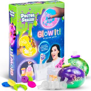 Doctor Squish Glow in the Dark Squishy Pack Refills - DIY Squishy Making Kit - Opret dine egne squishies med Neon Glow Effects