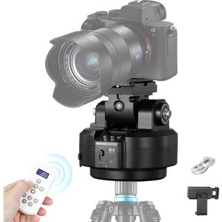 Soonpho M6 Auto Face Tracking Motoriseret roterende panorama -stativ hovedkontrol 360 Pan Tilt Head med mobiltelefonklip til DSLR -kameraer Camco