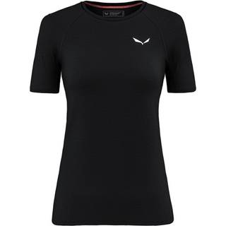 Salewa Women's Cristallo Warm AMR Tee Merino undertøj Damer størrelse 36 farve olivengrøn