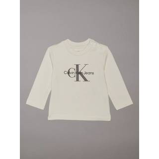 Calvin Klein Calvin Klein Cream Newborn Long Sleeve T-Shirt