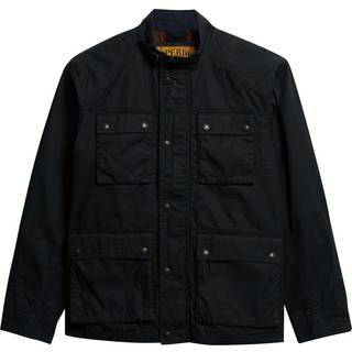 Superdry Superdry Eclipse Navy 100% Cotton Merchant Wax Jacket