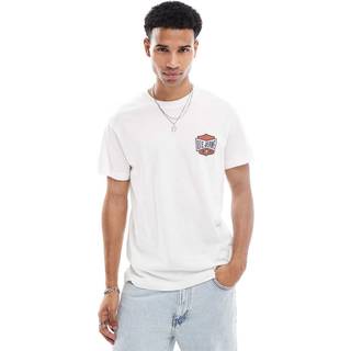 Lee Short Sleeve Relaxed Tee Ecru Size XL