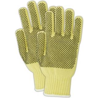MAGID Cut Master 93BKEVPRRB Kevlar Blend Dotted Knit Handsker 12 Pakkestrrelse Medium/Large til kvinder/mnd Sikkerhedshandsker Skrbestandige