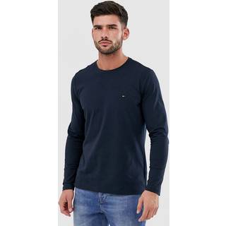 Tommy Hilfiger Herren Longsleeve blau Slim Fit