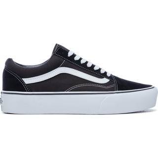 Vans - Platform Old Skool Shoes, Woman, Black, Size: 42 - Black - 42