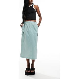 Vans - Riley Parachute Cargo Skirt, Woman, Blue, Size: M - Blue - M