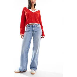 Only - Onljuicy Lw Wide Leg Rea365 - 4326492 Light Blue Denim