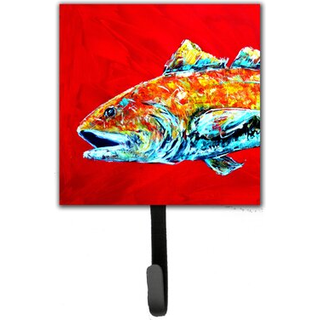 """" Caroline's Treasures MW1141ash4 Fish Red Fish Alphonso Head Leash eller Key Holder Small Multicolor """"