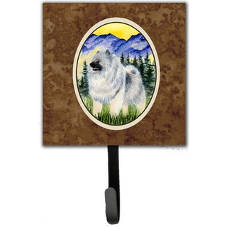 """" Caroline's Treasures SS8323SH4 Keeshond Leash Holder eller Key Hook Small Multicolor """"
