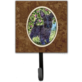 """" Caroline's Treasures SS8889SH4 Scottish Terrier Leash Holder eller Key Hook Small Multicolor """"