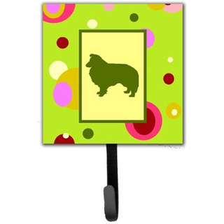 """" Caroline's Treasures CK1148SH4 Sheltie Leash Holder eller Key Hook Small Multicolor """"