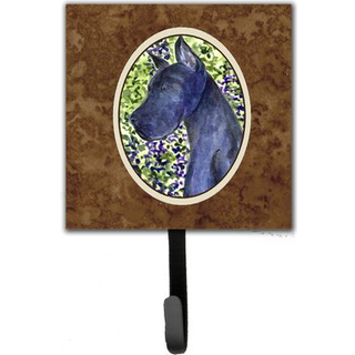 """" Caroline's Treasures SS8745SH4 Great Dane Leash Holder eller Key Hook Small Multicolor """"