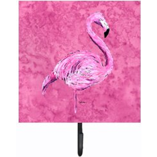 """" Caroline's Treasures 8875SH4 flamingo på lyserød snor eller nøgleholder lille multicolor """"