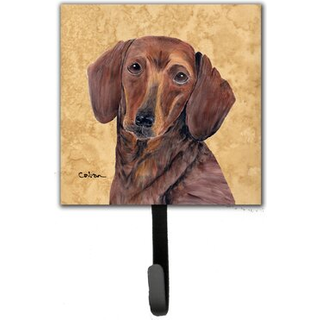 """" Caroline's Treasures SC9137SH4 Dachshund Leash Holder eller Key Hook Small Multicolor """"