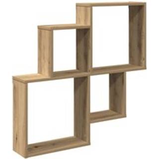 Væghylde 80X15X78,5 Cm Konstrueret Træ - artisan eg