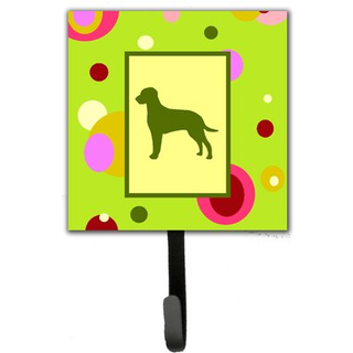 """" Caroline's Treasures CK1023SH4 Curly Coated Retriever Leash Holder eller Key Hook Small Multicolor """"