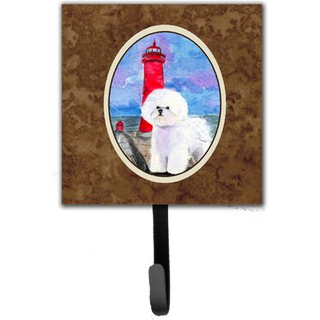 """" Caroline's Treasures SS8891SH4 Fyrt?rn med Bichon Frize Leash Holder eller Key Hook Small Multicolor """"