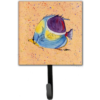 """" Caroline's Treasures 8529SH4 Tropical Fish Leash Holder eller Key Hook Small Multicolor """"