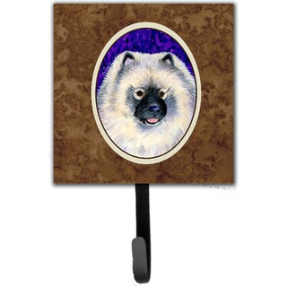 """" Caroline's Treasures SS8691SH4 Keeshond Leash Holder eller Key Hook Small Multicolor """"