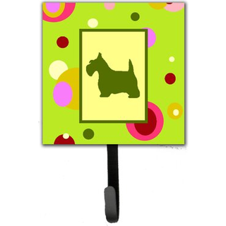 """" Caroline's Treasures CK1147SH4 Scottish Terrier Leash Holder eller Key Hook Small Multicolor """"