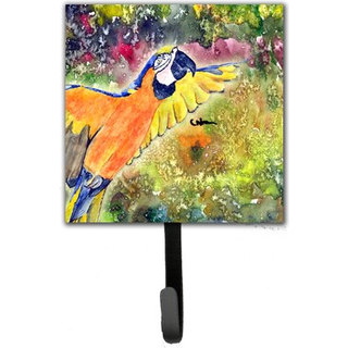 """" Caroline's Treasures 8602sh4 Bird-Parrot Leash Holder eller Key Hook Small Multicolor """"