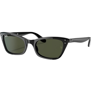 Ray-Ban RB2299 Lady Burbank 901/31 52 Solbriller Kvinder Black - Shiny Black - 52mm