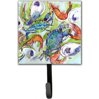 """" Caroline's Treasures 8547SH4 Crab Leash Holder eller Key Hook Small Multicolor """"