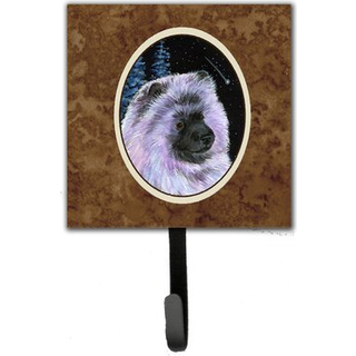 """" Caroline's Treasures SS8412SH4 Starry Night Keeshond Leash Holder eller Key Hook Small Multicolor """"