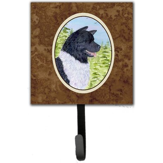 """" Caroline's Treasures SS8670SH4 Akita Leash Holder eller Key Hook Small Multicolor """"