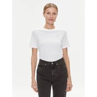 Cotton Badge T-shirt - White - S