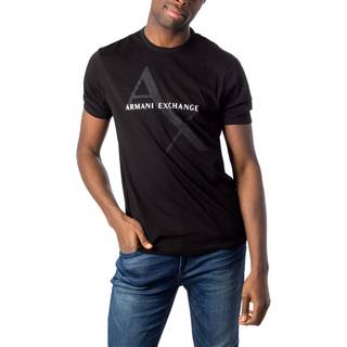 Armani Exchange Crew Neck Logo T Shirt Black