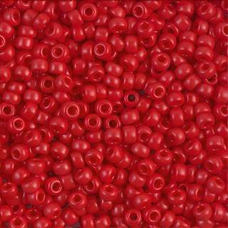 Miyuki fr?perler 8/0 uigennemsigtig maroon r?d 22gram r?r perler