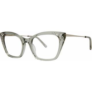 Vera Wang Reesa Sage Krystalklar 53 Briller Kvinder Grøn - Transparent Sage Green with Gems - 53mm