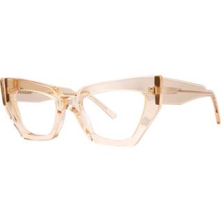 Vera Wang Zuma Linen 54 Briller Kvinder Krystalklar - Transparent Linen Orange - 54mm