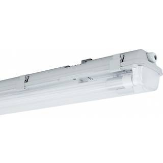 Limea H LED dobbeltarmatur - uden lyskilde, vandtæt, 2x60, 250V, IP65, 710x100x85 mm, grå