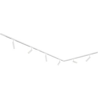 Moderne skinnesystem med 6 hvide spotlights 1-faset - Slimline Uzzy