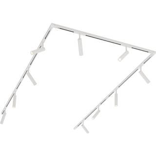 Moderne skinnesystem med 10 spots hvide 1-faset - Slimline Uzzy