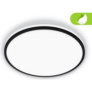 Pulap A loftlampe, sort, Ø 33 cm, plast