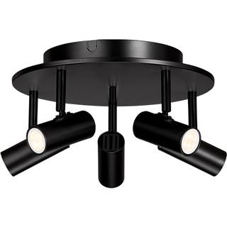 Belid Cato rund loftsspotlight 5 Mat sort