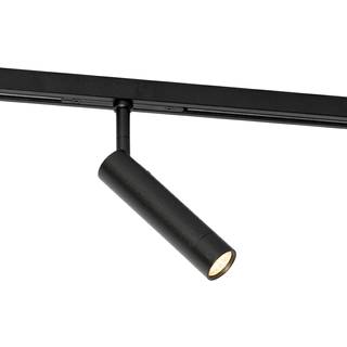 Moderne sort spotlight til 1-faset skinnesystem - Slimline Uzzy