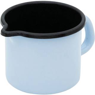 Riess Classic Backemaille Blau Schnabeltopf 9 cm / 0,5 L - Emaille