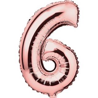 Salling folieballon " 6" H: 35 cm - flere varianter - assorteret (På lager i butik)