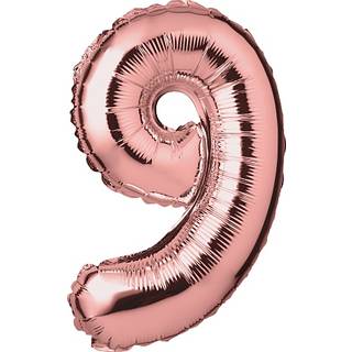 Salling folieballon " 9" H: 35 cm - flere varianter - assorteret (På lager i butik)
