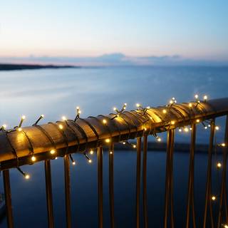 Sirius Easy-Line batterikæde 40 LED 1,95 meter varm hvid