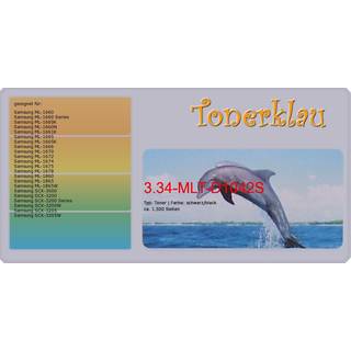 Samsung MLT-D1042S sort (kompatibel) toner